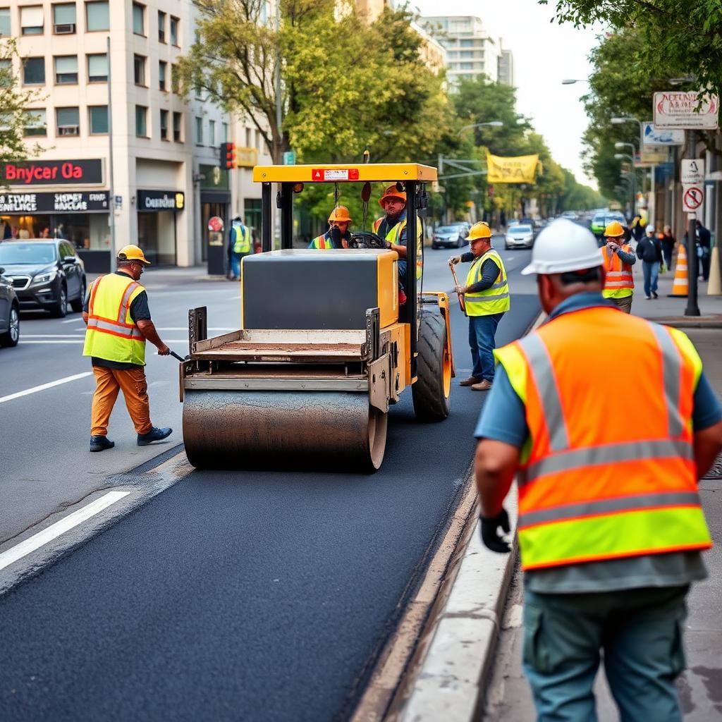 Reparații carosabil străzi municipale